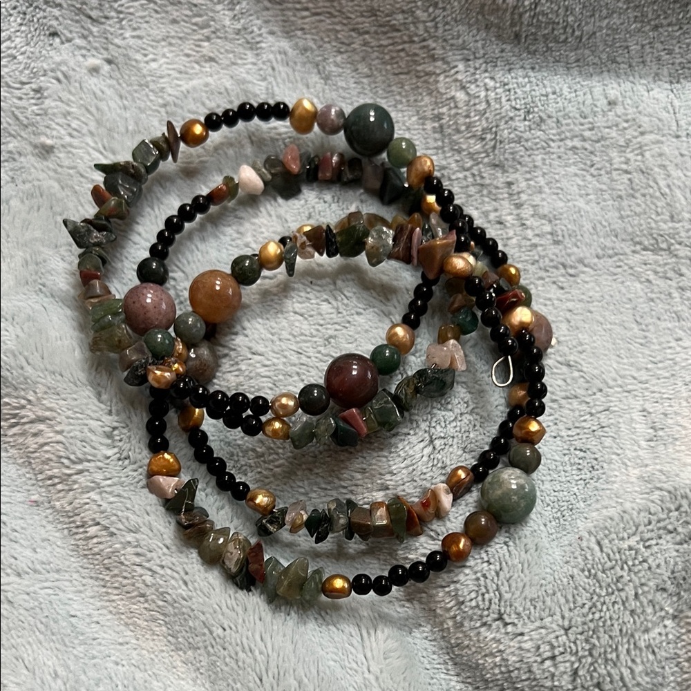 Multicolor Beaded Bracelet Set